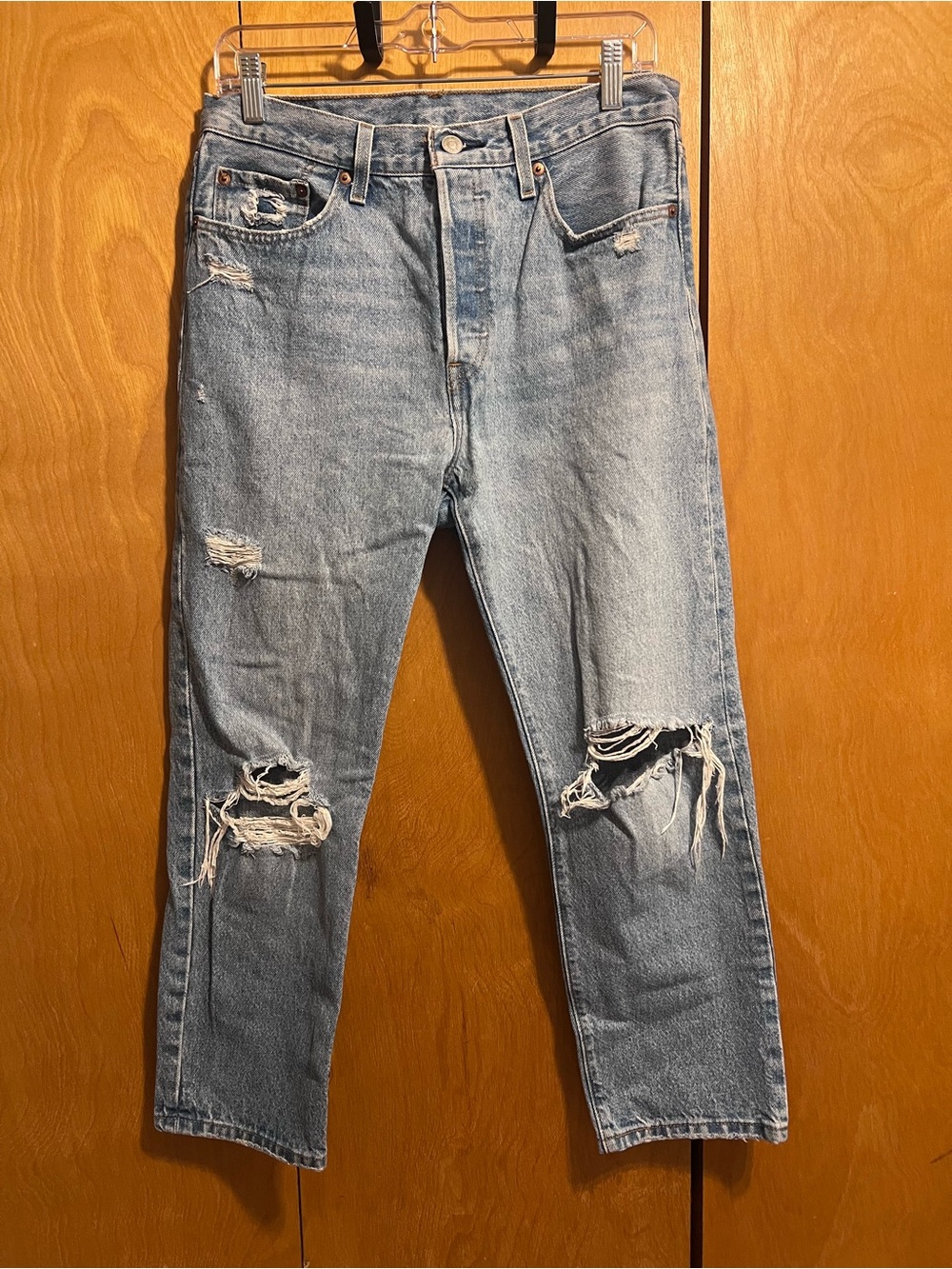 Levi's Original 501 Light Washed Denim Jeans Size 29